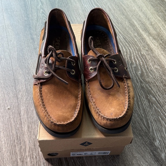 Sperry Other - Sperry Tan Leather Boat Shoes
